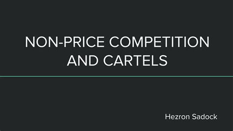 Non-price competition | PPTX