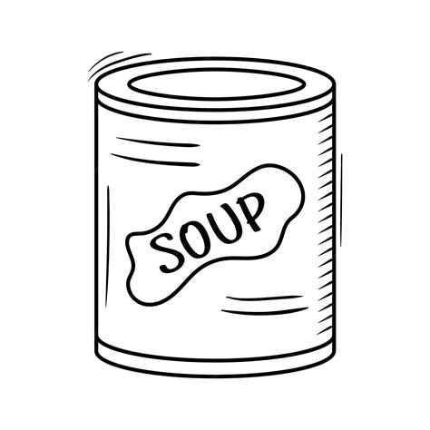 Soup Can Drawing