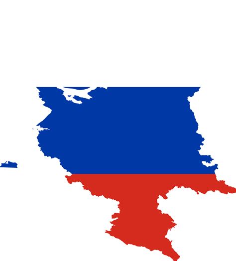 Russia Flag Map Free Flag 3D Map Of Russia, Flag Centered