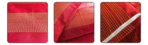 RANGBHAR Handloom Cotton 220 TC Striped Bedsheet For Double Bed ...