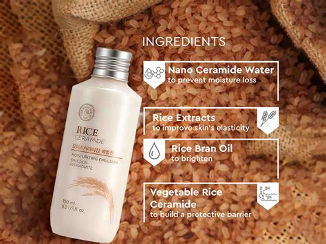 Buy The Face Shop Rice & Ceramide Moisturizing Emulsion Online at Best ...