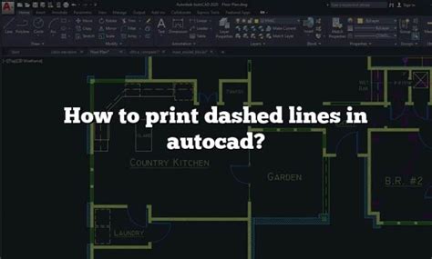 AutoCAD Make Line Dashed 的图像结果