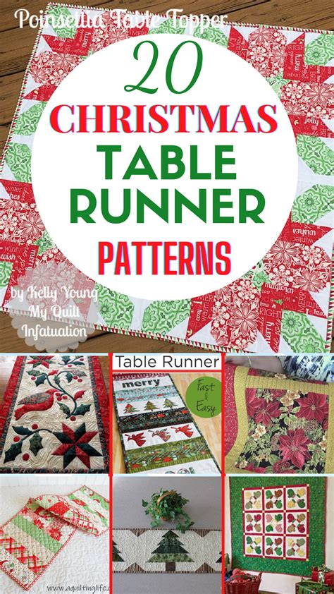 Image result for Holiday Table Runner Patterns