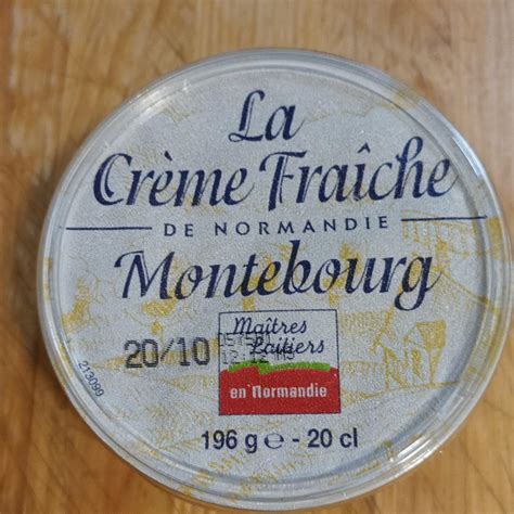 La Crème Fraîche de Normandie Montebourg - kalorie, kJ a nutriční ...