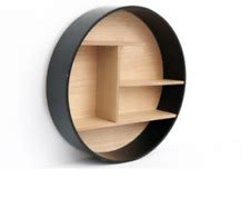 Round Shelves Wooden Shelf Storage Organizer Rack India | Ubuy