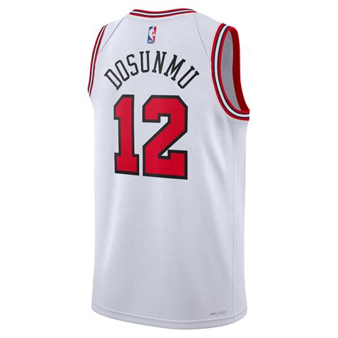 Mens Chicago Bulls Ayo Dosunmu 2022/23 Association Edition Basketball ...