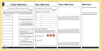 55 2 Times Table Worksheets and Activities - Primary Resources