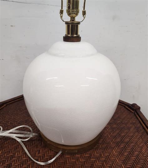 Ralph Lauren Table Lamp Ceramic White Signed For Sale at 1stDibs ...