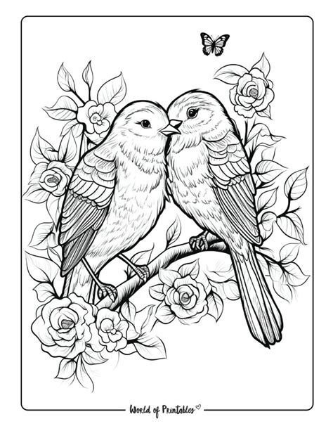 Bird Coloring Pages - World of Printables