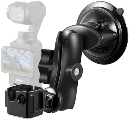 Upgraded Pocket 3 Suction Cup Mount, Car Windshield Window Dash Holder ...