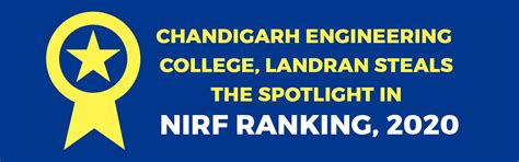 Chandigarh Engineering College, Landran steals the spotlight in NIRF ...