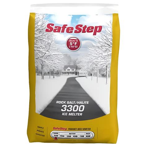 Safe Step Sodium Chloride Crystal Rock Salt Ice Melt 50 lbs. - Walmart.com