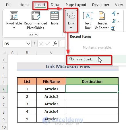Image result for How to Link Excel File to Another File