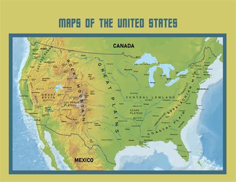 Decoding the USA: A Labeled Physical Map Journey