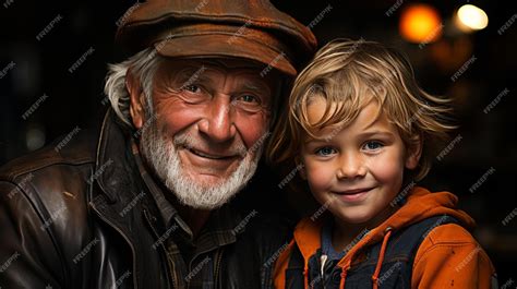 Premium Photo | Generational Bridge A Moving and Wonderful Image of Young and Old Bridging the ...