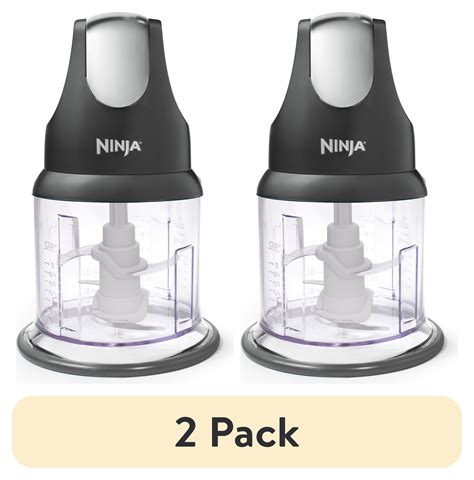(2 pack) Ninja Express Chop 200 W Food Processor, Mince, Puree, One ...