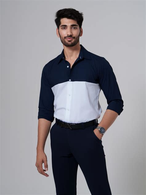 Buy Mono Men Full Sleeves Formal Cotton Shirt – Comfortable & Stylish ...