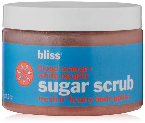 bliss Blood Orange + White Pepper Sugar Scrub | Gently Exfoliating ...