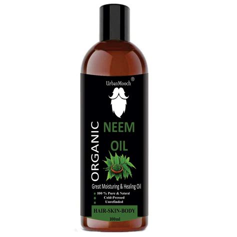 Buy UrbanMooch Natural Neem Oil | 100ml Anti-Dandruff Hair Fall Oil ...