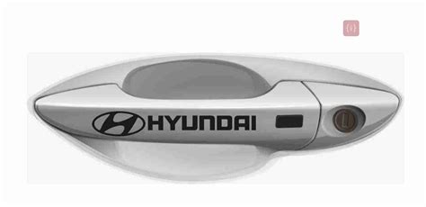 ISEE 360® Car Door Handle Stickers Exterior Compatible for Hyundai ...