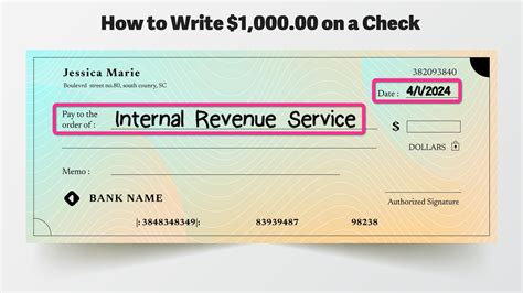 Image result for How to Write a Check Example