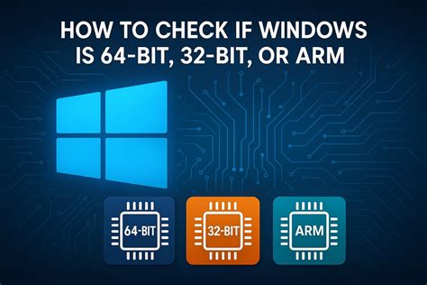 How to Check if Windows is 64-bit, 32-bit, or ARM: Complete Guide