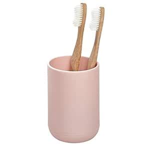 iDesign Cade Toothbrush Holder, Holds Normal Toothbrushes, Spin Brushes ...