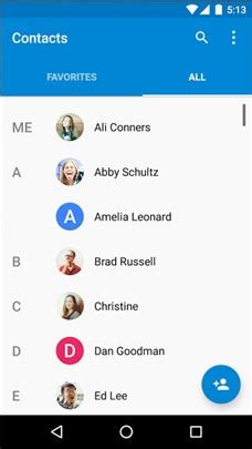 Image result for Android Contacts Manager