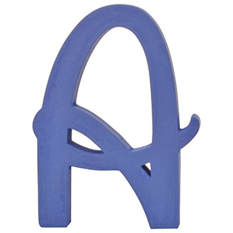 Buy (Blue,Letter A) Extra Large Disney Font Freestanding Wooden letters ...
