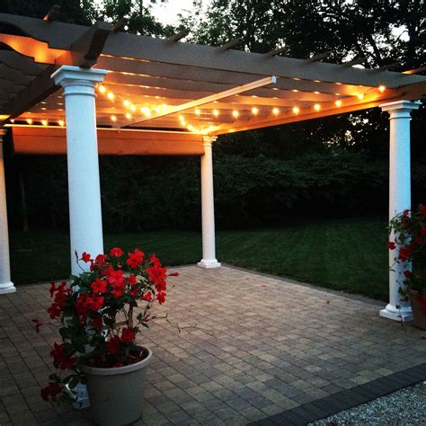 Patio Pergola Lighting Ideas