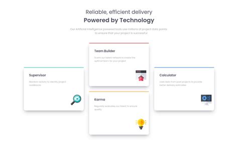 4 Card Feature Using HTML CSS JS 的图像结果