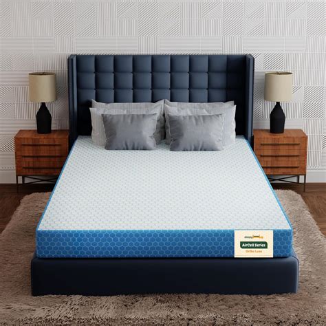 SleepyHug AirCell Ortho Luxe Plus 6 inch Orthopedic Mattress, CoolFlow ...