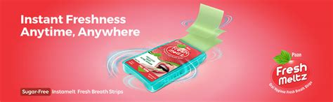 FRESH MELTZ Oral Hygiene Instant Mouth Freshener Sugar Free Paan ...