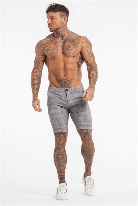 THE MOON SHORTS - GREY - 36 | Slim fit shorts, Light blue shorts, Shorts