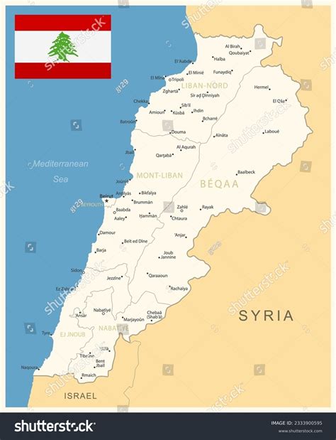 Lebanon Map