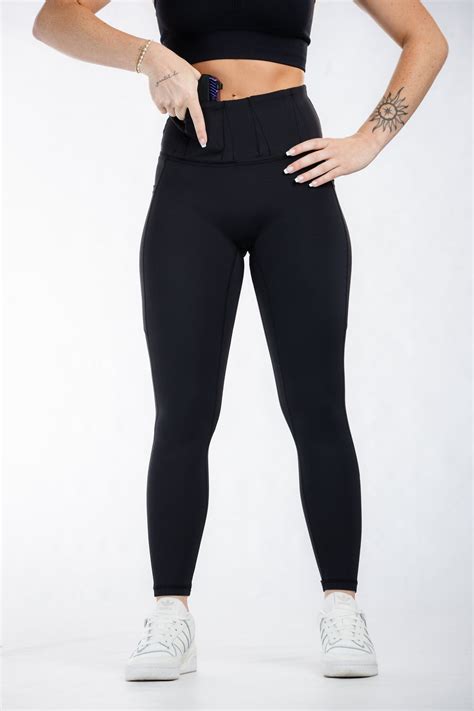 Concealed Carry Leggings | Green Camo | Curves N Combatboots