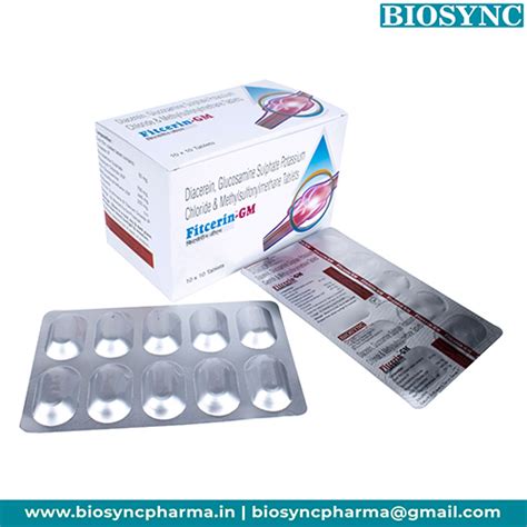 Fitcerin GM - Diacerein, Glucosamine Sulphate Potassium Chloride ...