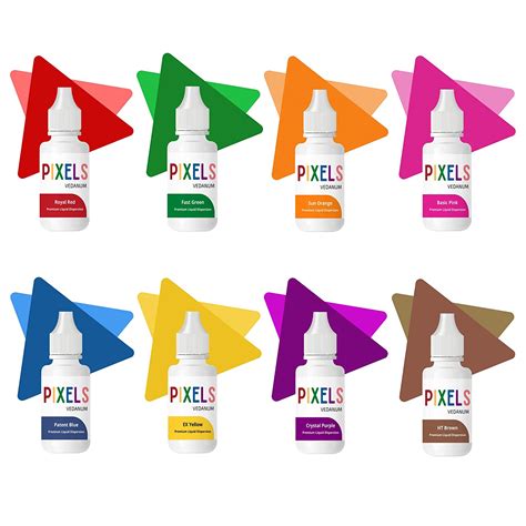 VEDANUM Pixels by VEDANUM Advance Liquid Colors for Soap Making and DIY ...