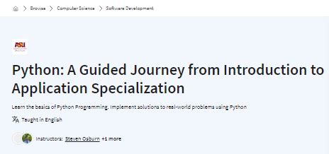 Image result for Introduction to Programming with Python and Java Specialization