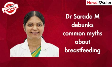 Myths about breastfeeding: Dr Sarada dispels common misconceptions