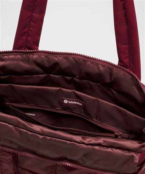 Lululemon Quilted Grid Tote Bag 12L - Deep Luxe - lulu fanatics