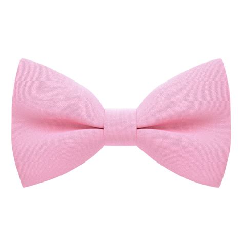 WOW! Pink Bow Tie Classic Pre-Tied Bow Tie Formal Solid Tuxedo for ...