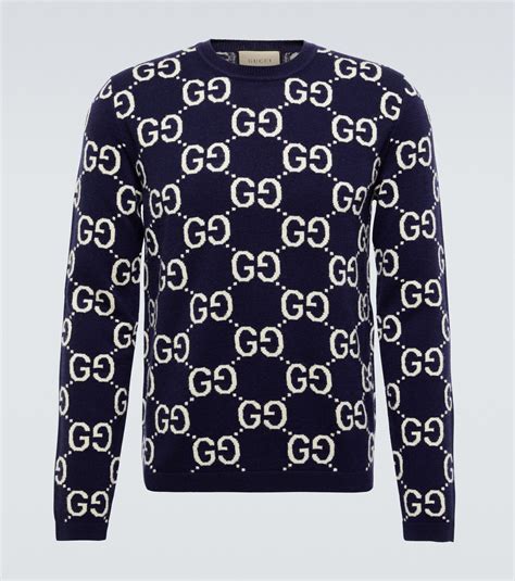 Gucci - GG jacquard wool sweater Gucci