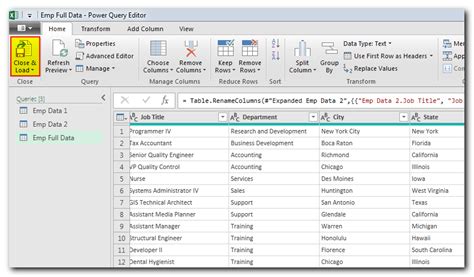 Image result for How to Add Tables to Existing Query Excel