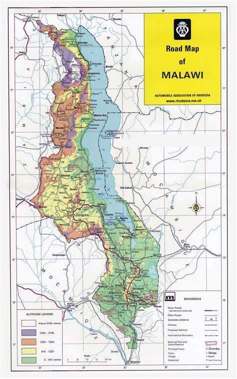 Malawi Map