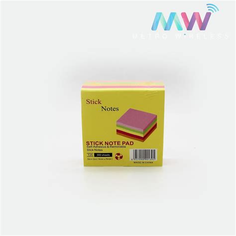 T25 Super Sticky 3x3 Post-It Notes, 5 Pads, 100 Sheets, Colorful Memo Pads for Office & School ...