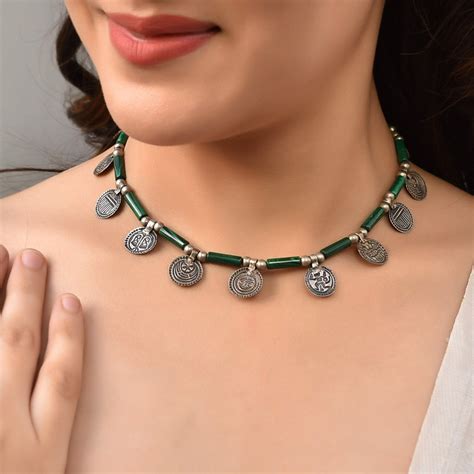 Hari Silver Beads Necklace – Meera Jaipur
