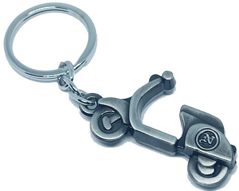 KD COLLECTIONS Scooter Keychain for Bike Scooty & Car - Grey Colour - 1 ...