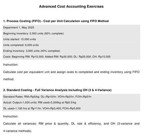 Image result for FIFO Process Costing Method