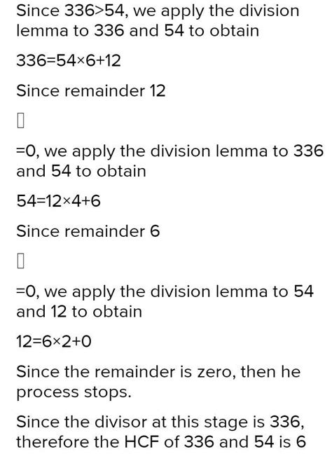 Find the HCF of 867 and 255 using Euclid's Division LemmaStep by Step ...
